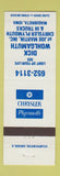 Matchbook Cover - Joe Martin Chrysler Plymouth International Trucks Maquoketa IA