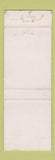 Matchbook Cover - Stonewall Jackson Hotel Staunton VA WORN