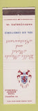 Matchbook Cover - Stonewall Jackson Hotel Staunton VA