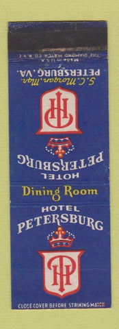 Matchbook Cover - Hotel Petersburg VA WEAR