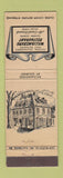 Matchbook Cover - Williamsburg Restaurant VA