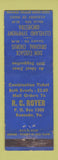 Matchbook Cover - Don Cossack Chorus Cleveland Symphony Roanoke VA WORN