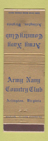 Matchbook Cover - Army Navy Country Club Arlington VA WEAR