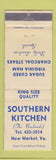 Matchbook Cover - Southern Kitchen New Market VA