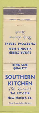 Matchbook Cover - Southern Kitchen New Market VA