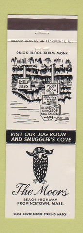 Matchbook Cover - The Moors Provincetown MA owl WEAR Portuguese