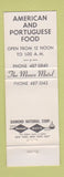 Matchbook Cover - The Moors Provincetown MA owl WEAR Portuguese