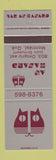 Matchbook Cover - Bar Au Hasard Montreal QC owl?