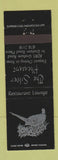 Matchbook Cover - The Silver Pheasant Restaurant BLACK