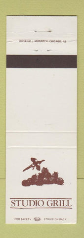 Matchbook Cover - Studio Grill Hollywood CA