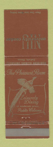Matchbook Cover - Northern Illinois University DeKalb IL Pheasant