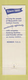 Matchbook Cover - Jackson State Bank Maquoketa IA owl