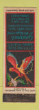 Matchbook Cover - Gourmet Hollywood Restaurant Hollywood CA parrot WEAR