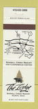 Matchbook Cover - The Lodge Huron OH Sawmill Creek Resort #1