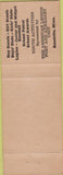 Matchbook Cover - Matchbook Cover American Legion Baudette MHN
