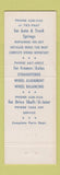 Matchbook Cover - Martin and Boyd Spring Works Washington DC WORN