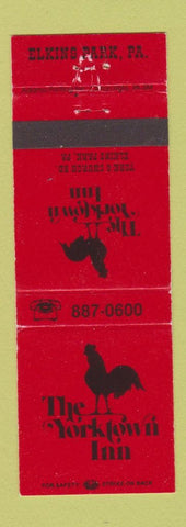 Matchbook Cover - Yorktown Inn Elkins Park PA chicken