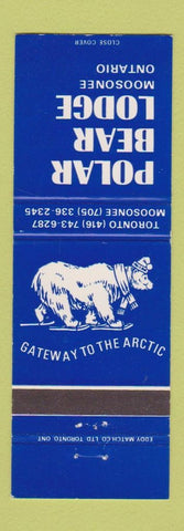 Matchbook Cover - Polar Bear Lodge Moosonee ON
