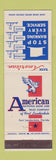 Matchbook Cover - American National Bank and Trust Fort Lauderdale FL