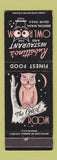 Matchbook Cover - Rubattino's Restaurant Owl Room Renton WA