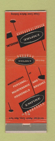 Matchbook Cover - Empire Brushes