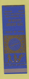 Matchbook Cover - 20th Century TV East Hartford CT baseball boxing football BLUE