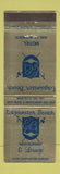 Matchbook Cover - Edgewater Beach Restaurant Motel St Petersburg FL