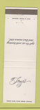 Matchbook Cover - Tony's St Louis MO