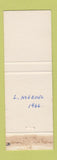 Matchbook Cover - LK Fmous Foods Marion OH