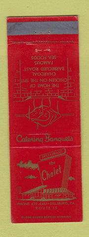 Matchbook Cover - Chalet Restaurant Dillsburg PA