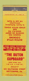 Matchbook Cover - Dutch Cupboard Gettysburg PA