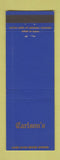 Matchbook Cover - Carlson's