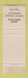 Matchbook Cover - Glasgow Arms Restaurant Glasgow DE WEAR