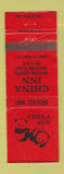 Matchbook Cover - China Inn Chinese Restaurant Weirton Heights WV WEAR