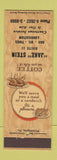 Matchbook Cover - Jake Stein oil gas
