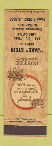 Matchbook Cover - Jake Stein oil gas