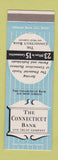 Matchbook Cover - Connecticut Bank and Trust Hartford CT