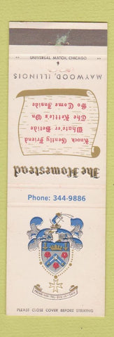 Matchbook Cover - The Homestead Maywood IL