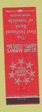 Matchbook Cover - First National Bank Ivesdale IL