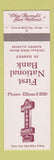 Matchbook Cover - First National Bank Harvey IL