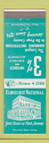 Matchbook Cover - Elmhurst National Bank IL