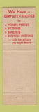 Matchbook Cover - Bernie Liflander's Fort Pitt Inn Pittsburgh PA