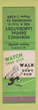 Matchbook Cover - Horning's Dental Lab Harrisburg PA safety driving