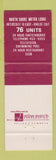 Matchbook Cover - North Shore Motor Lodge Houston TX WEAR