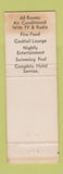Matchbook Cover - Bellerive Motor Hotel Kansas City MO WEAR