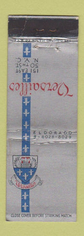 Matchbook Cover - Versailles New York City WORN