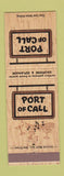 Matchbook Cover - Port of Call New Orleans LA