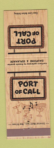 Matchbook Cover - Port of Call New Orleans LA