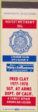 Matchbook Cover - Matchbook Cover American Legion Stanton CA election