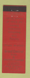 Matchbook Cover - Grand Central Cafe San Diego CA
